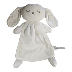 Dreamgro Soft Plush Bunny Security Blanket Buddy Blankie Lovey Cream & Tan